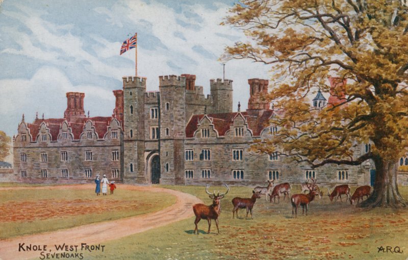 Knole, West Front, Sevenoaks autorstwa Alfred Robert Quinton