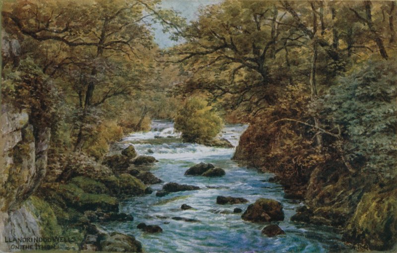 Llandrindod Wells, nad Ithon autorstwa Alfred Robert Quinton