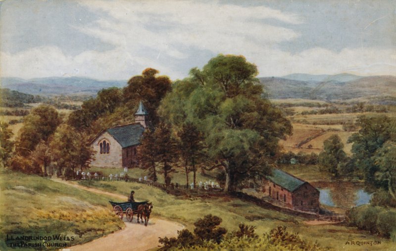 Llandrindod Wells, Kościół parafialny autorstwa Alfred Robert Quinton