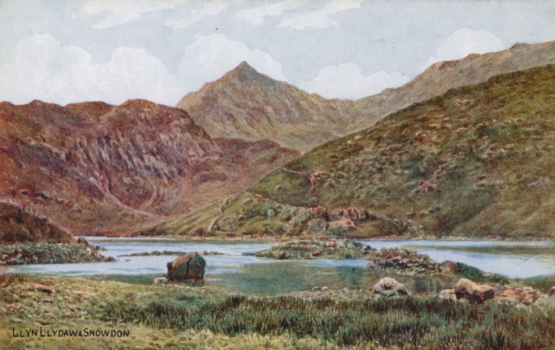 Llyn Brittany i Snowdon autorstwa Alfred Robert Quinton