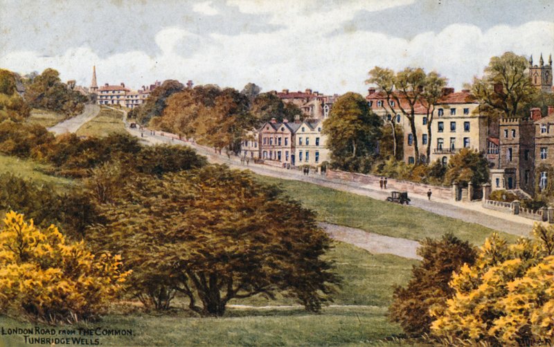London Road, z The Common, Tunbridge Wells autorstwa Alfred Robert Quinton