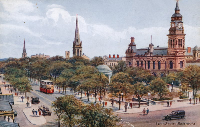 Lord Street, Southport autorstwa Alfred Robert Quinton