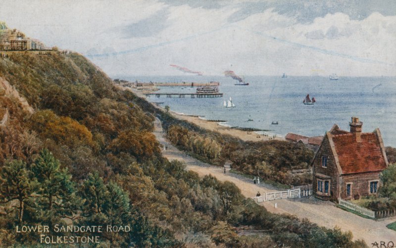 Lower Sandgate Road, Folkestone autorstwa Alfred Robert Quinton