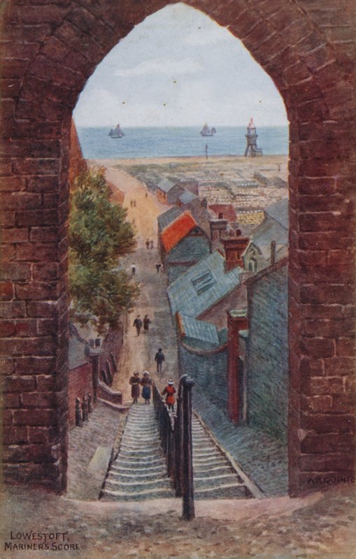 Lowestoft, punktacja marynarzy autorstwa Alfred Robert Quinton