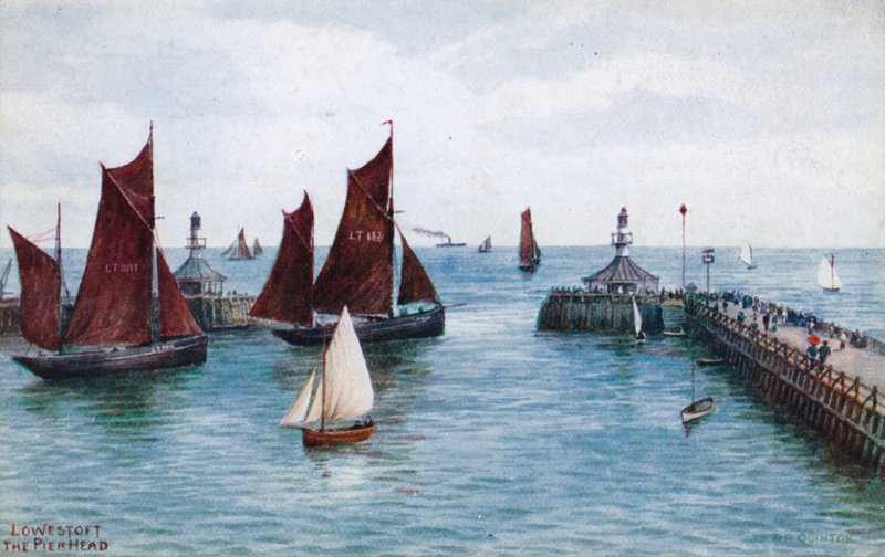 Lowestoft, Głowa Molo autorstwa Alfred Robert Quinton