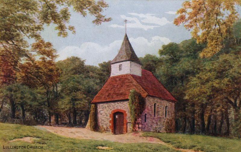 Kościół Lullington autorstwa Alfred Robert Quinton