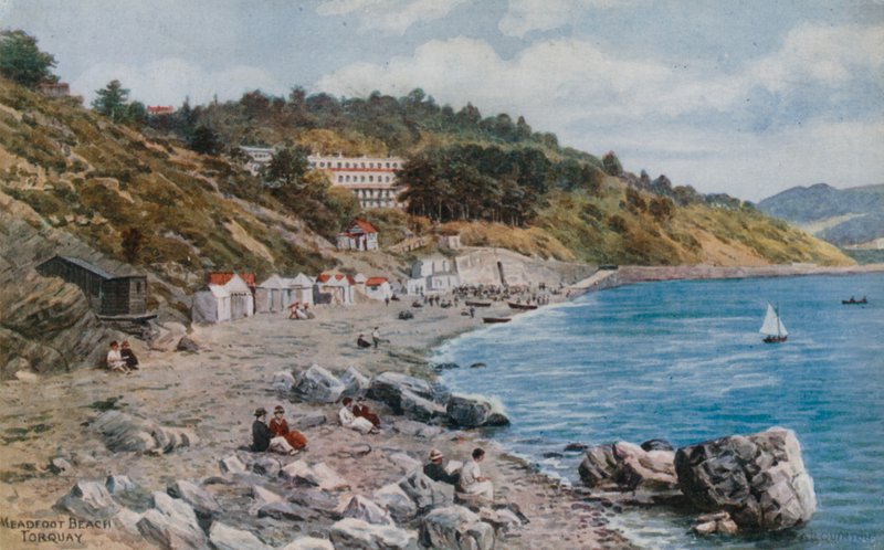 Meadfoot Beach, Torquay autorstwa Alfred Robert Quinton