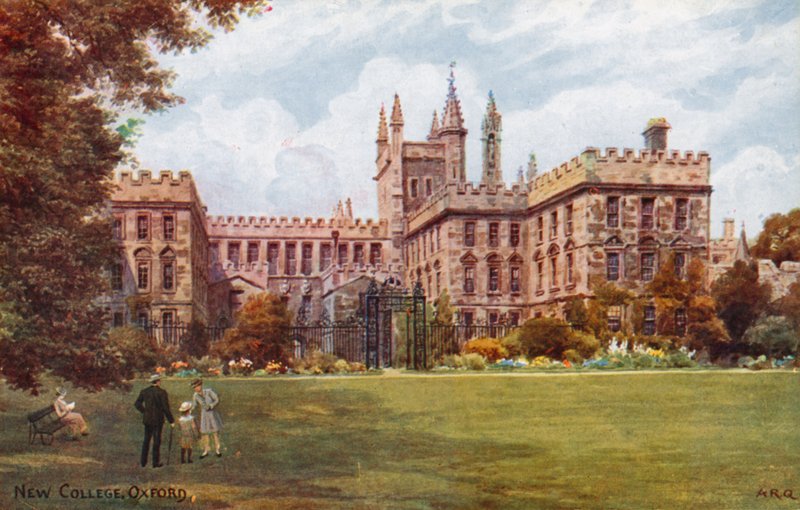 New College w Oksfordzie autorstwa Alfred Robert Quinton
