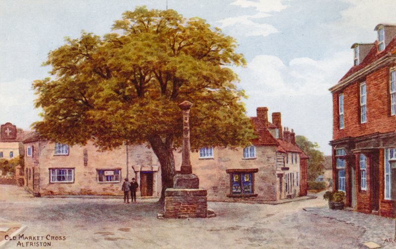 Old Market Cross, Alfriston autorstwa Alfred Robert Quinton