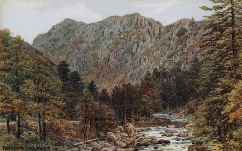 Przełęcz Aberglaslyn autorstwa Alfred Robert Quinton