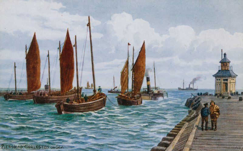 Pier Head, Gorleston-on-Sea autorstwa Alfred Robert Quinton