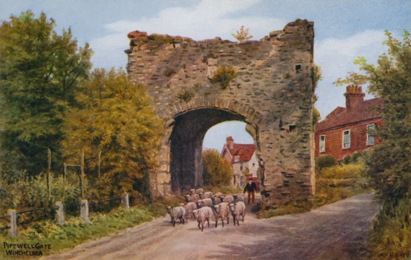 Brama Pipewell, Winchelsea autorstwa Alfred Robert Quinton