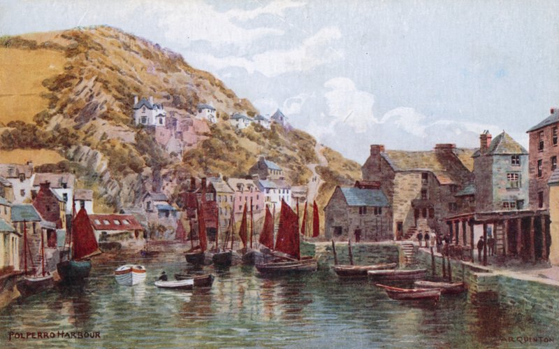 Port Polperro autorstwa Alfred Robert Quinton