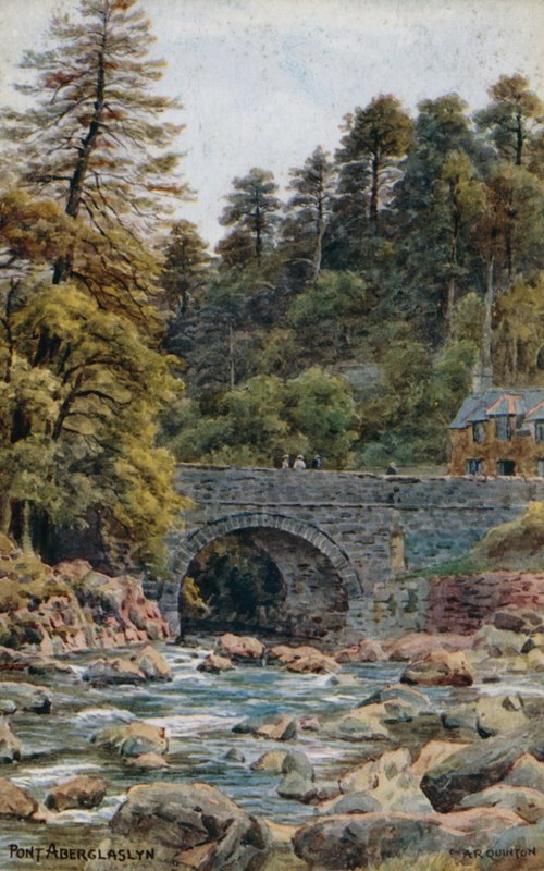 Most Aberglaslyn autorstwa Alfred Robert Quinton