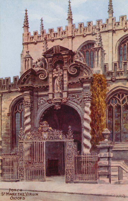 Ganek, St Mary the Virgin, Oxford autorstwa Alfred Robert Quinton