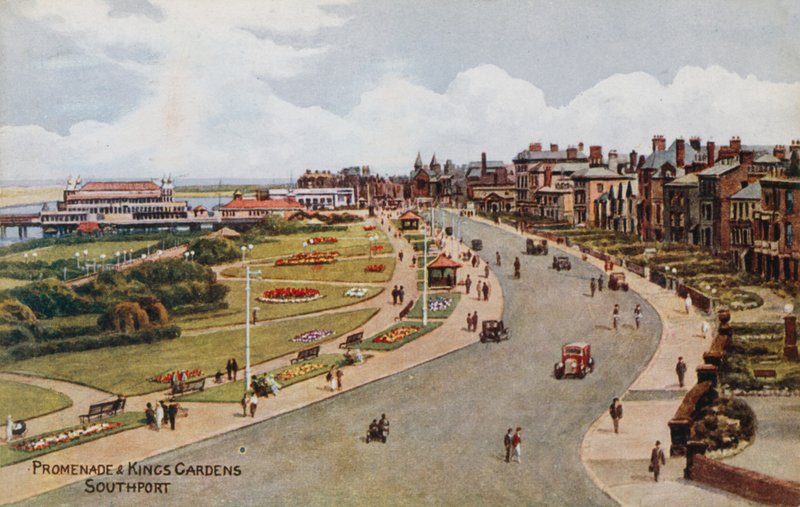 Promenade i Kings Gardens, Southport autorstwa Alfred Robert Quinton