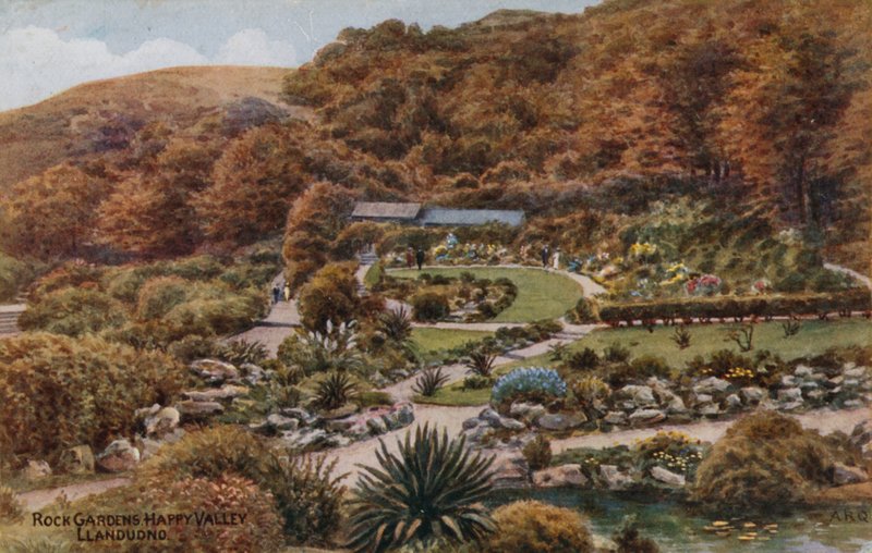 Ogrody skalne, Happy Valley, Llandudno autorstwa Alfred Robert Quinton