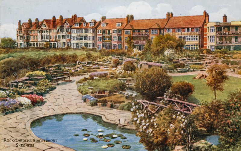 Ogrody skalne, South Shore, Skegness autorstwa Alfred Robert Quinton