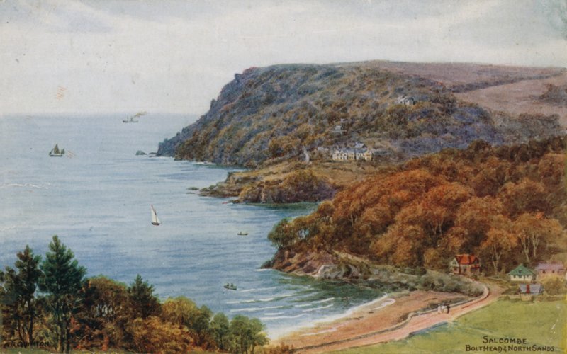 Salcombe, Bolt Head i North Sands autorstwa Alfred Robert Quinton