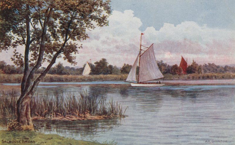 Salhouse Broad autorstwa Alfred Robert Quinton