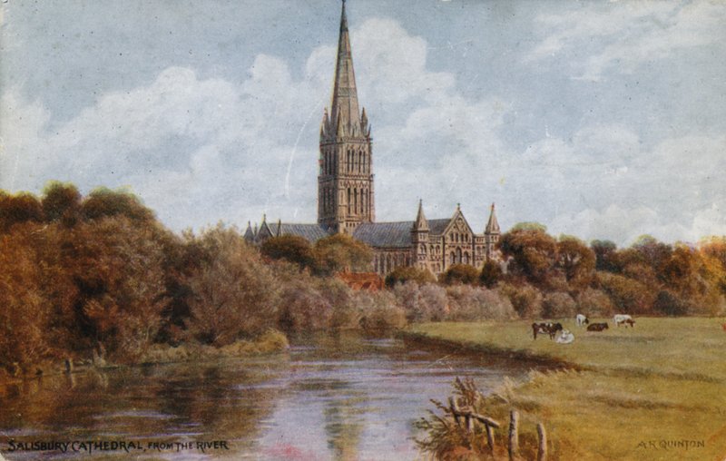 Katedra Salisbury autorstwa Alfred Robert Quinton