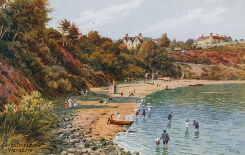Sandsfoot Beach, Weymouth autorstwa Alfred Robert Quinton