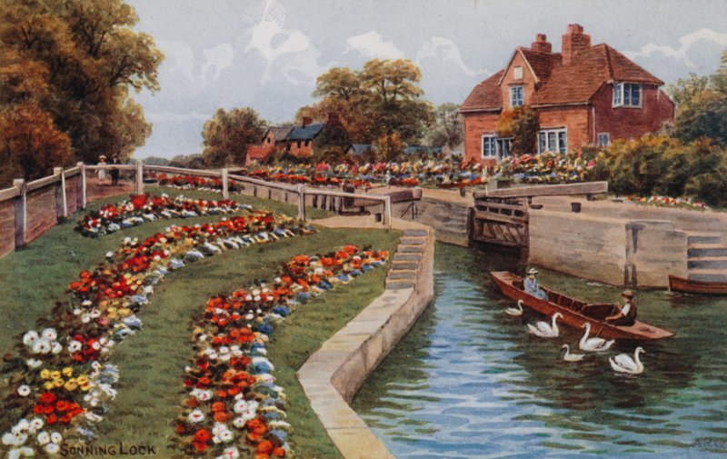 Sonning Lock autorstwa Alfred Robert Quinton