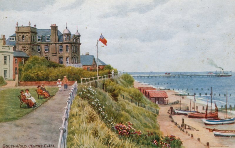 Southwold, środkowy klif autorstwa Alfred Robert Quinton