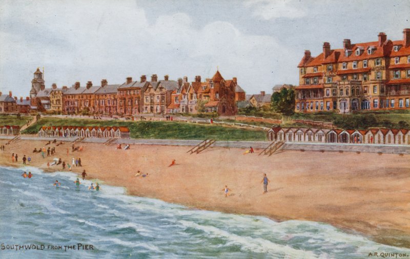 Southwold z molo autorstwa Alfred Robert Quinton
