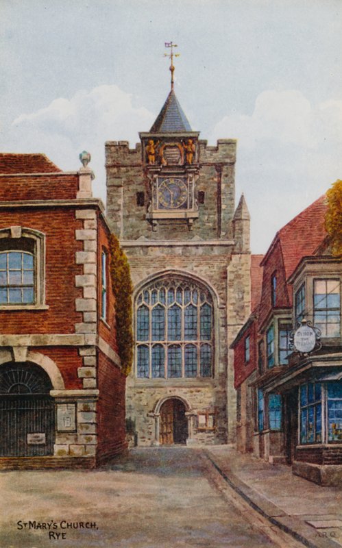 Kościół Mariacki, Rye autorstwa Alfred Robert Quinton