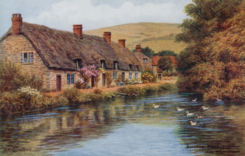 Sutton Poyntz, niedaleko Weymouth autorstwa Alfred Robert Quinton