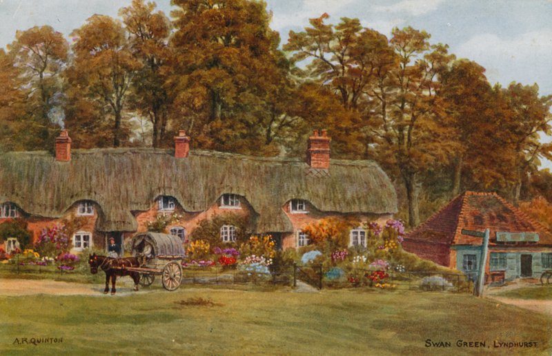 Swan Green, Lyndhurst autorstwa Alfred Robert Quinton