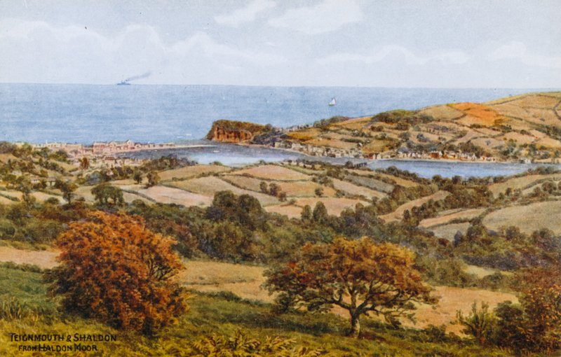 Teignmouth i Shaldon, z Haldon Moor autorstwa Alfred Robert Quinton