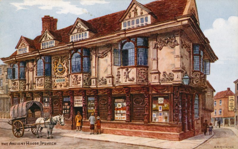 Starożytny Dom, Ipswich autorstwa Alfred Robert Quinton