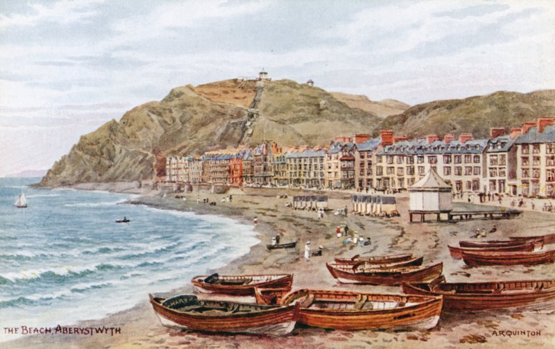 Plaża, Aberystwyth autorstwa Alfred Robert Quinton