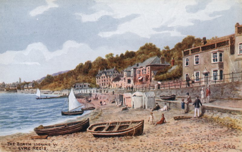 Plaża wyglądająca W, Lyme Regis autorstwa Alfred Robert Quinton