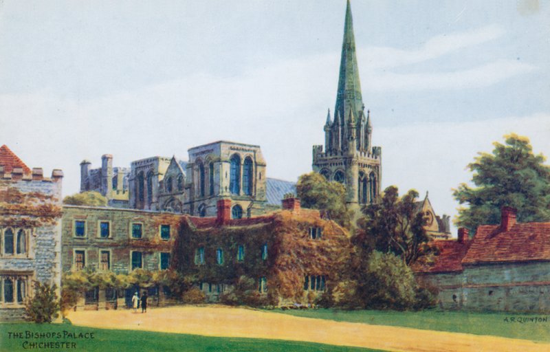 Pałac Biskupów, Chichester autorstwa Alfred Robert Quinton