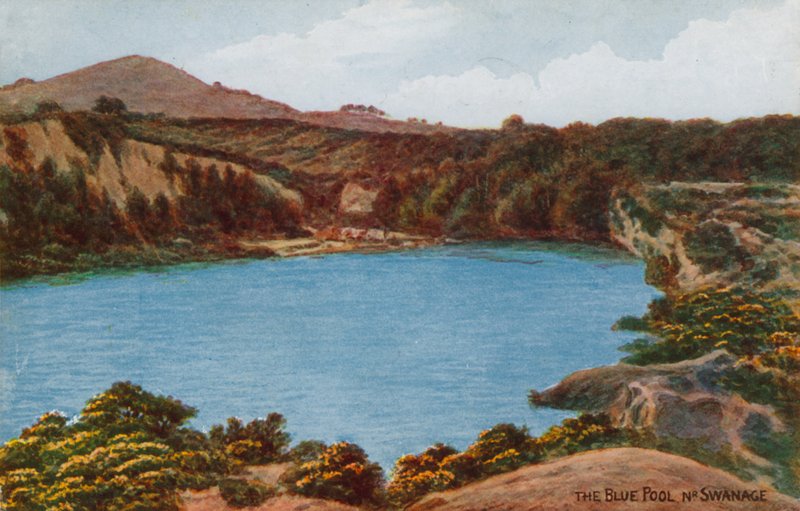 Niebieski basen, nr Swanage autorstwa Alfred Robert Quinton