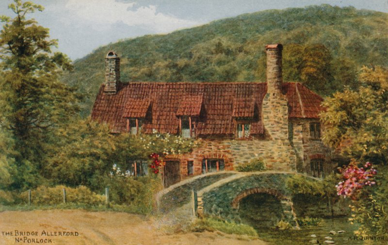 Most, Allerford, Nr Porlock autorstwa Alfred Robert Quinton
