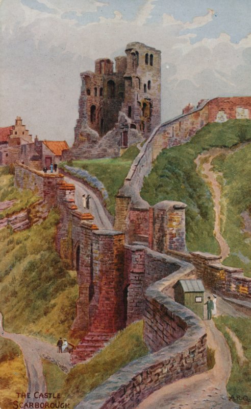 Zamek, Scarborough autorstwa Alfred Robert Quinton