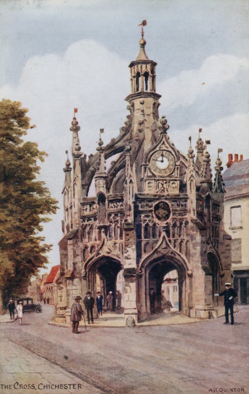 Krzyż, Chichester (kolor lito) autorstwa Alfred Robert Quinton