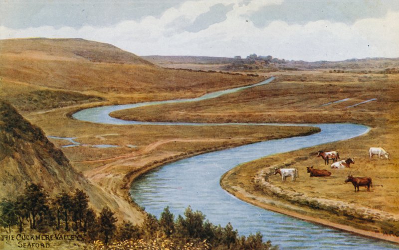 Dolina Cuckmere, Seaford autorstwa Alfred Robert Quinton