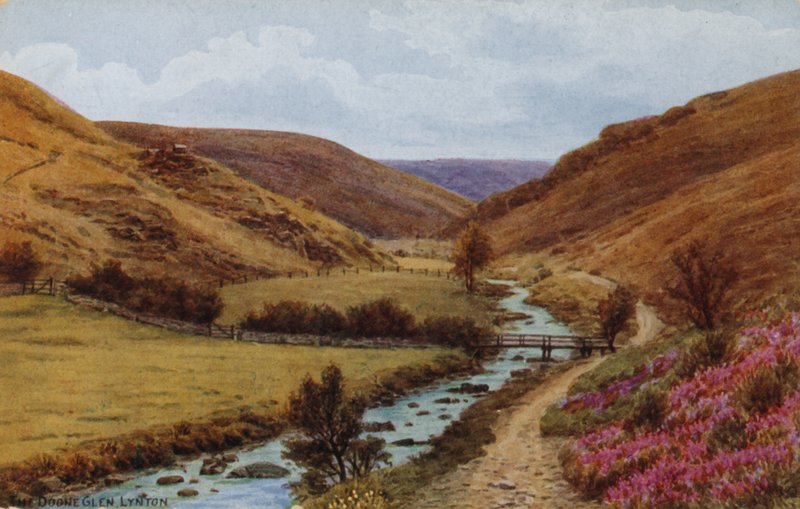 The Doone Glen, Lynton autorstwa Alfred Robert Quinton