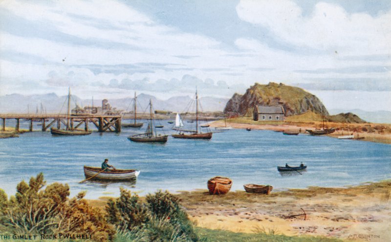 Skała Gimlet, Pwllheli autorstwa Alfred Robert Quinton