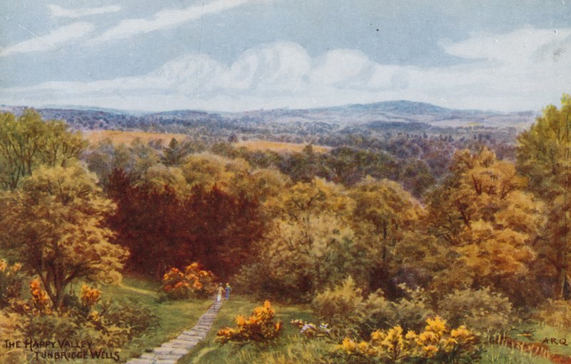 Szczęśliwa Dolina, Tunbridge Wells autorstwa Alfred Robert Quinton