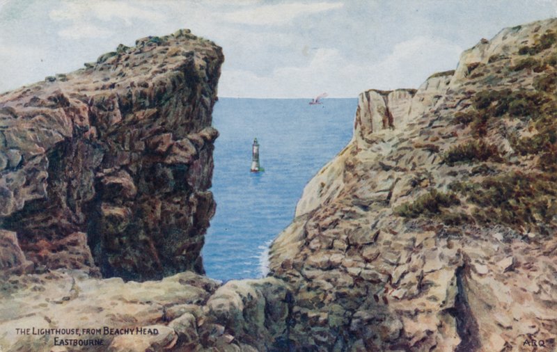 Latarnia morska, z Beachy Head, Eastbourne autorstwa Alfred Robert Quinton