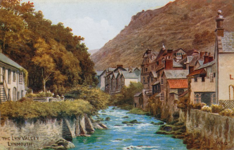 Dolina Lyn, Lynmouth autorstwa Alfred Robert Quinton