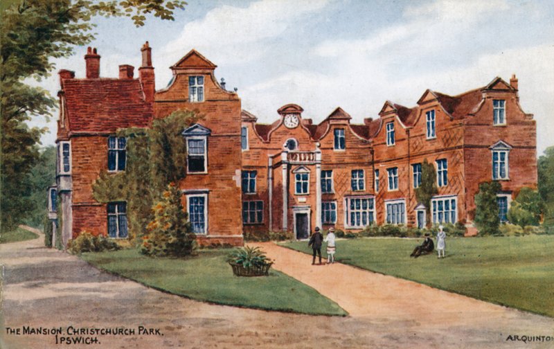 The Mansion, Christchurch Park, Ipswich autorstwa Alfred Robert Quinton