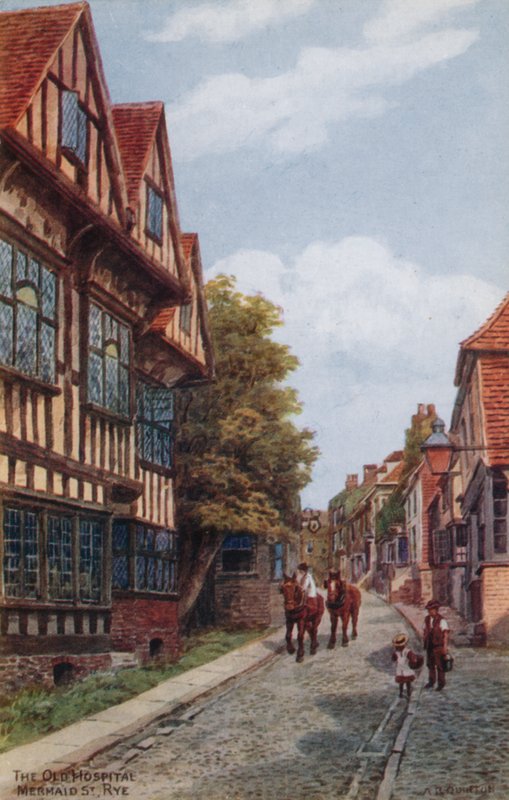 Stary Szpital, ulica Syrenki, Rye autorstwa Alfred Robert Quinton