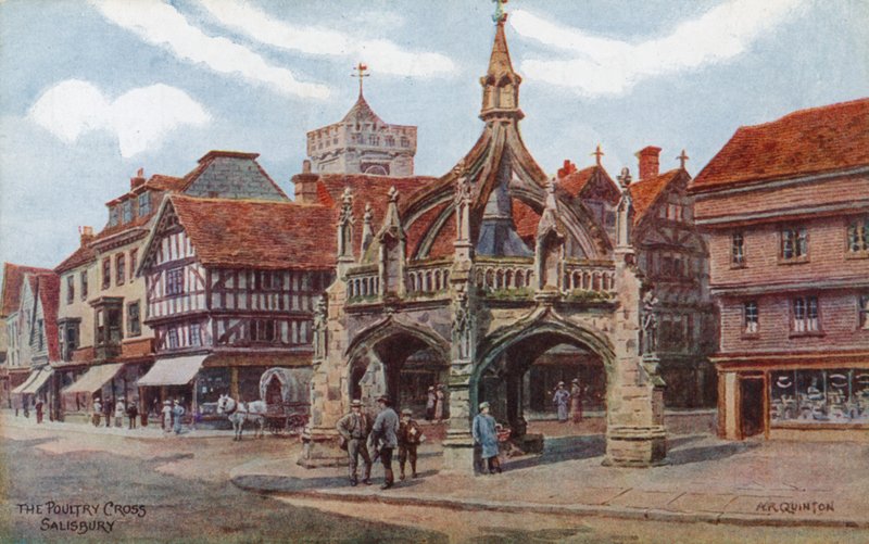 Krzyż Drobiowy, Salisbury autorstwa Alfred Robert Quinton